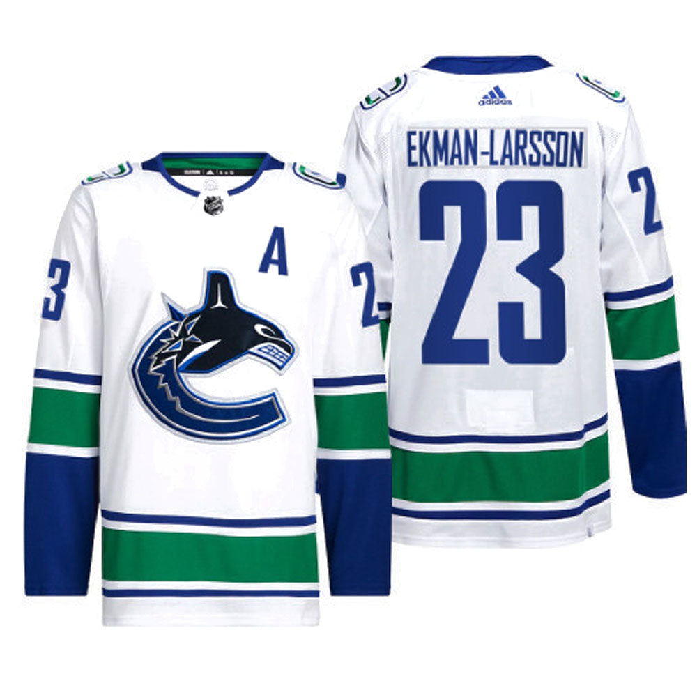 NHL Oliver Ekman-Larsson Vancouver Canucks 23 Jersey