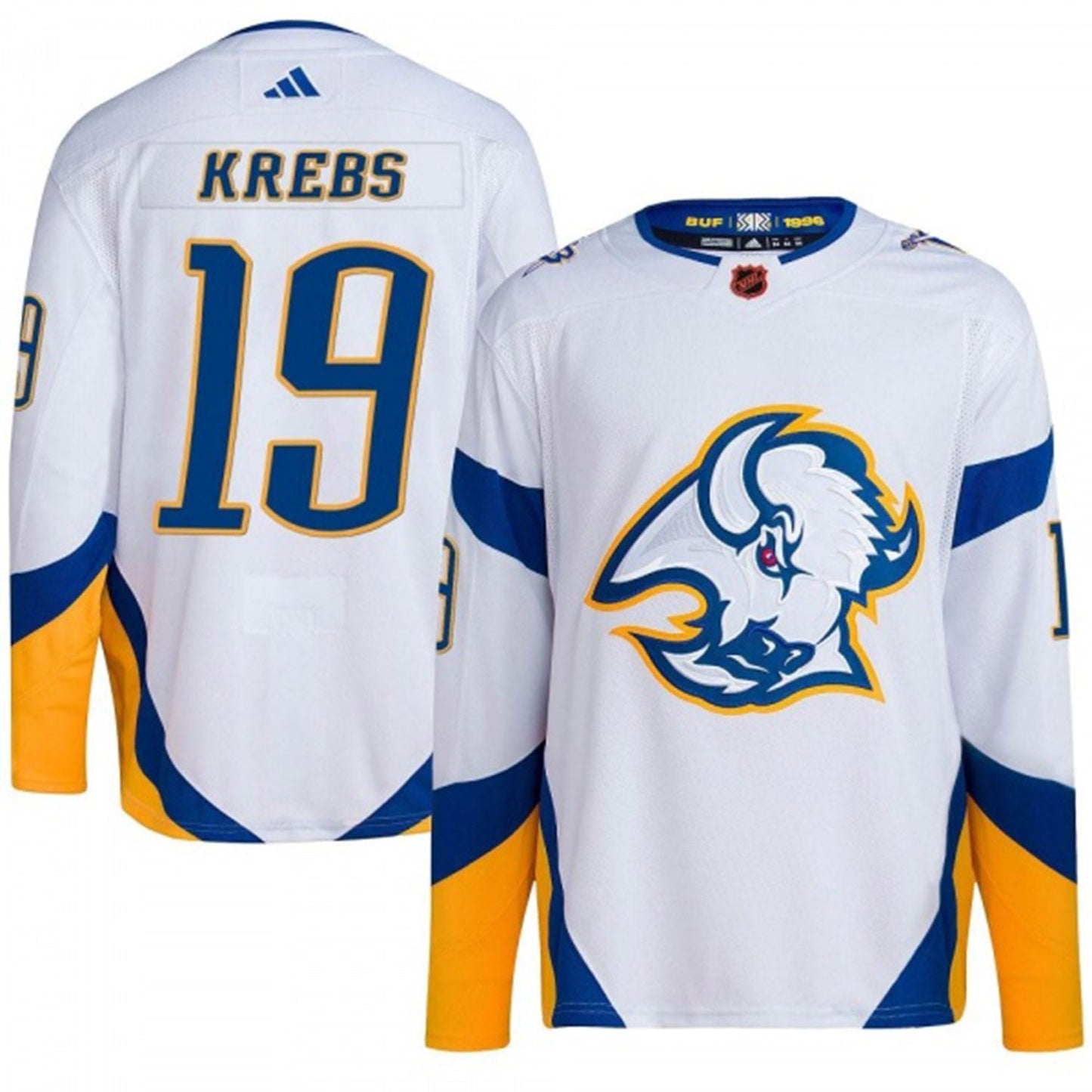 NHL Peyton Krebs Buffalo Sabres 19 Jersey