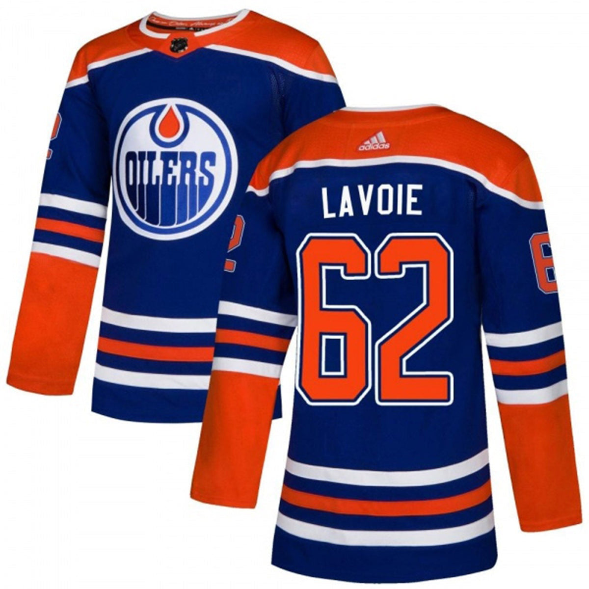 Raphael Lavoie Edmonton Oilers jersey packaging