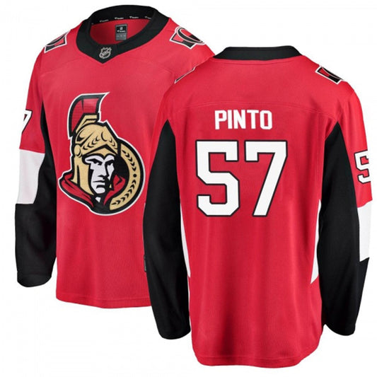 NHL Shane Pinto Ottawa Senators 57 Jersey