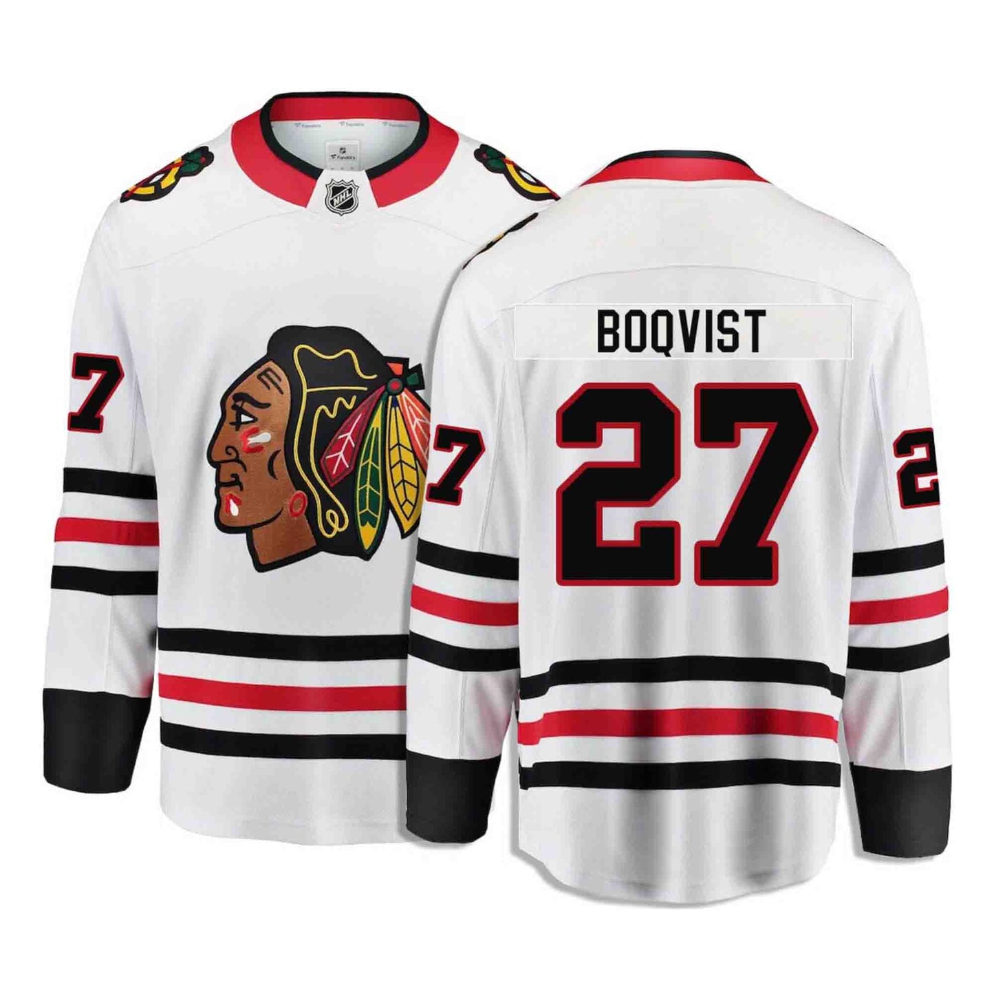NHL Adam Boqvist Chicago Blackhawks 27 Jersey