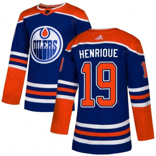 Front view of Adam Henrique Edmonton Oilers 19 Jersey
