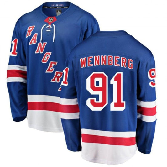 NHL Alex Wennberg New York Rangers 91 Jersey