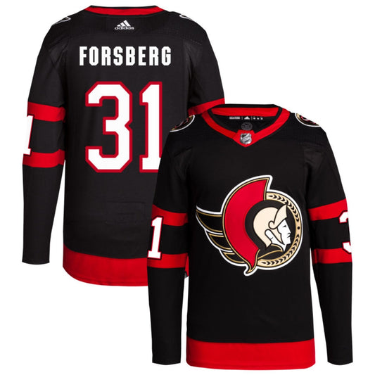 NHL Anton Forsberg Ottawa Senators 31 Jersey