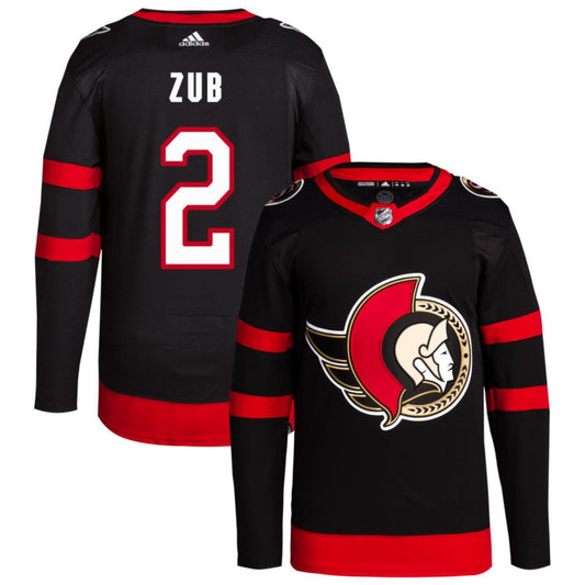 NHL Artem Zub Ottawa Senators 2 Jersey