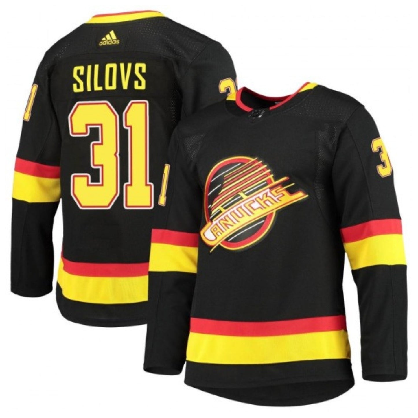 NHL Arturs Silovs Vancouver Canucks 31 Jersey