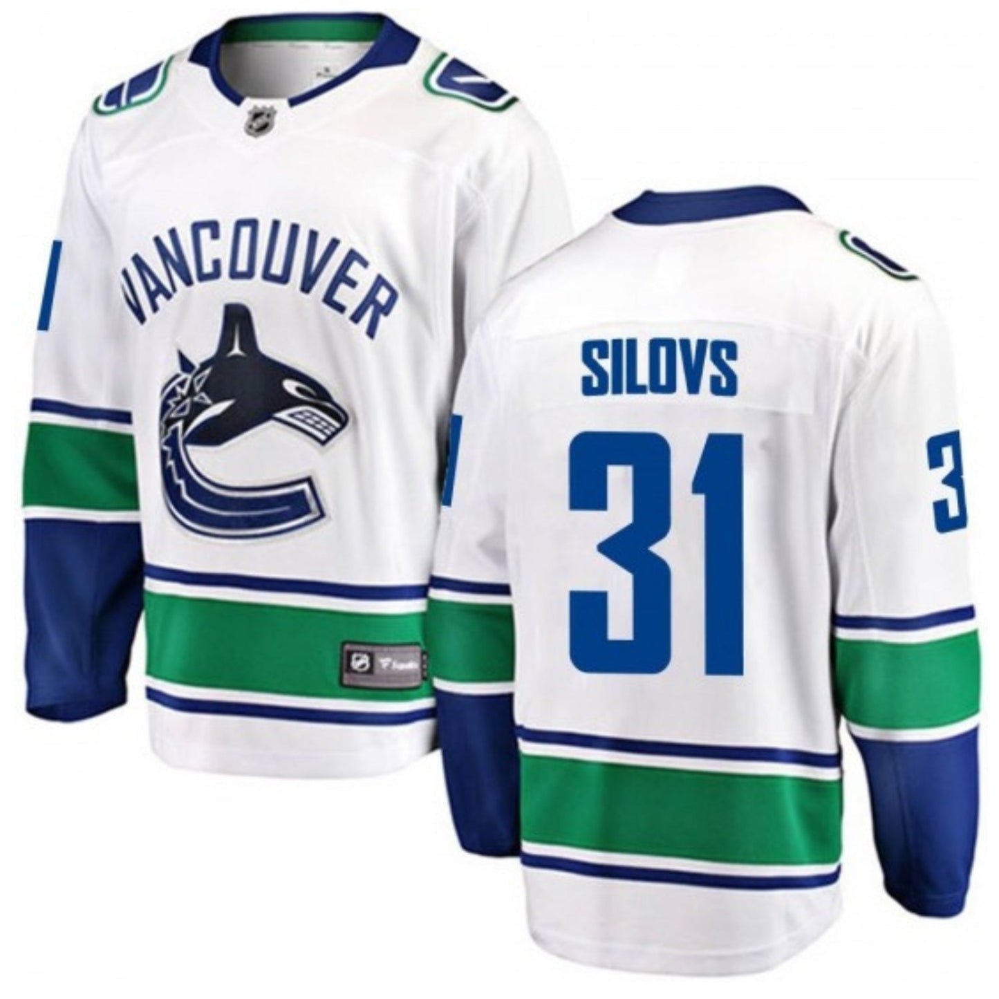 NHL Arturs Silovs Vancouver Canucks 31 Jersey