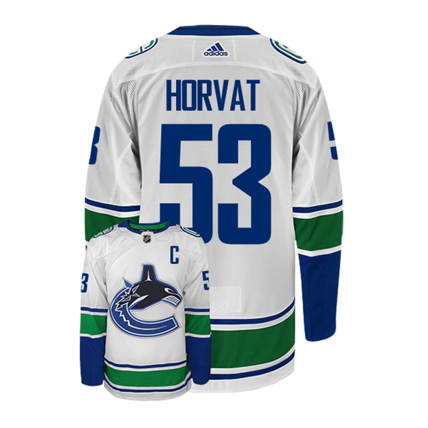 NHL Bo Horvat Vancouver Canucks 53 Jersey