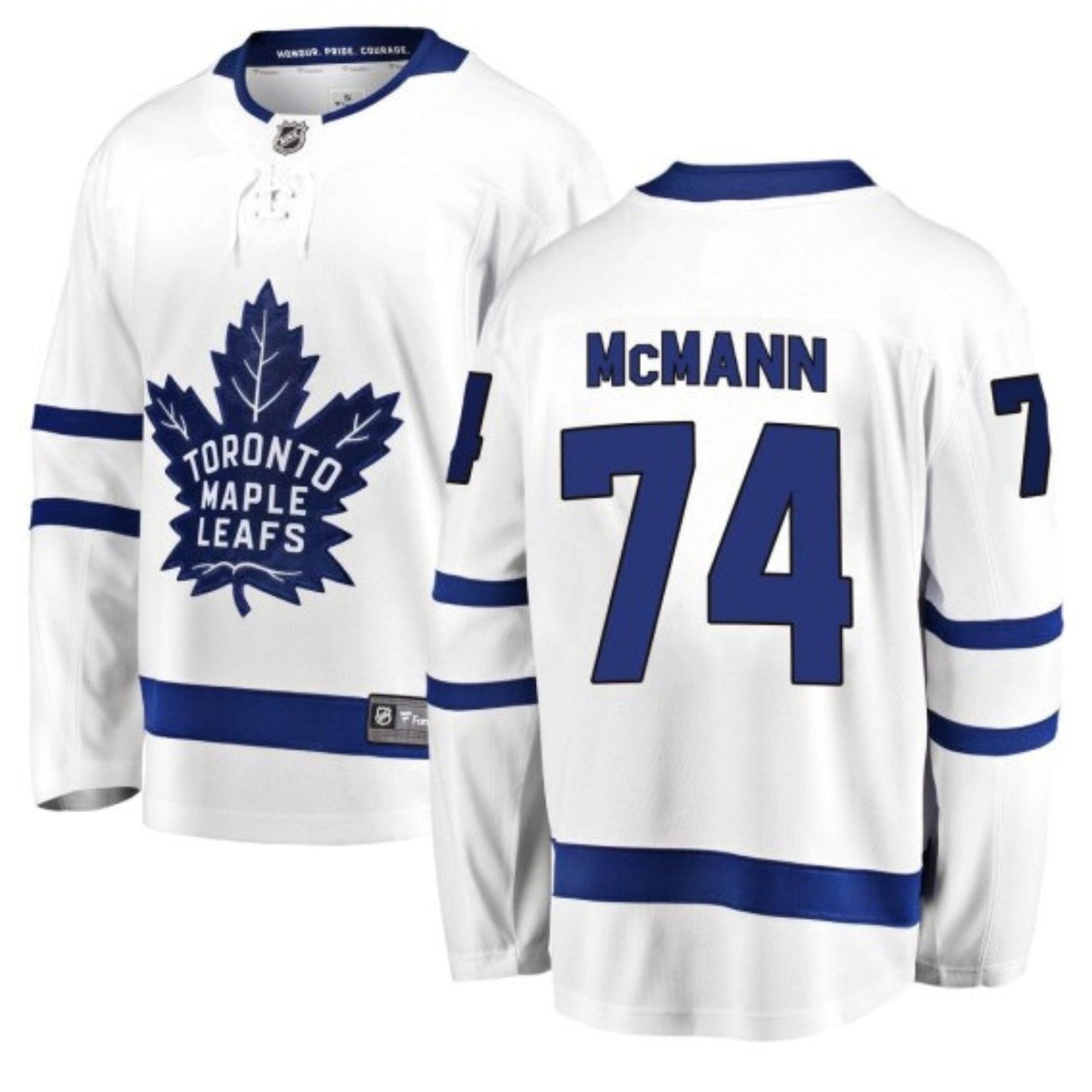 NHL Bobby McMann Toronto Maple Leafs 74 Jersey
