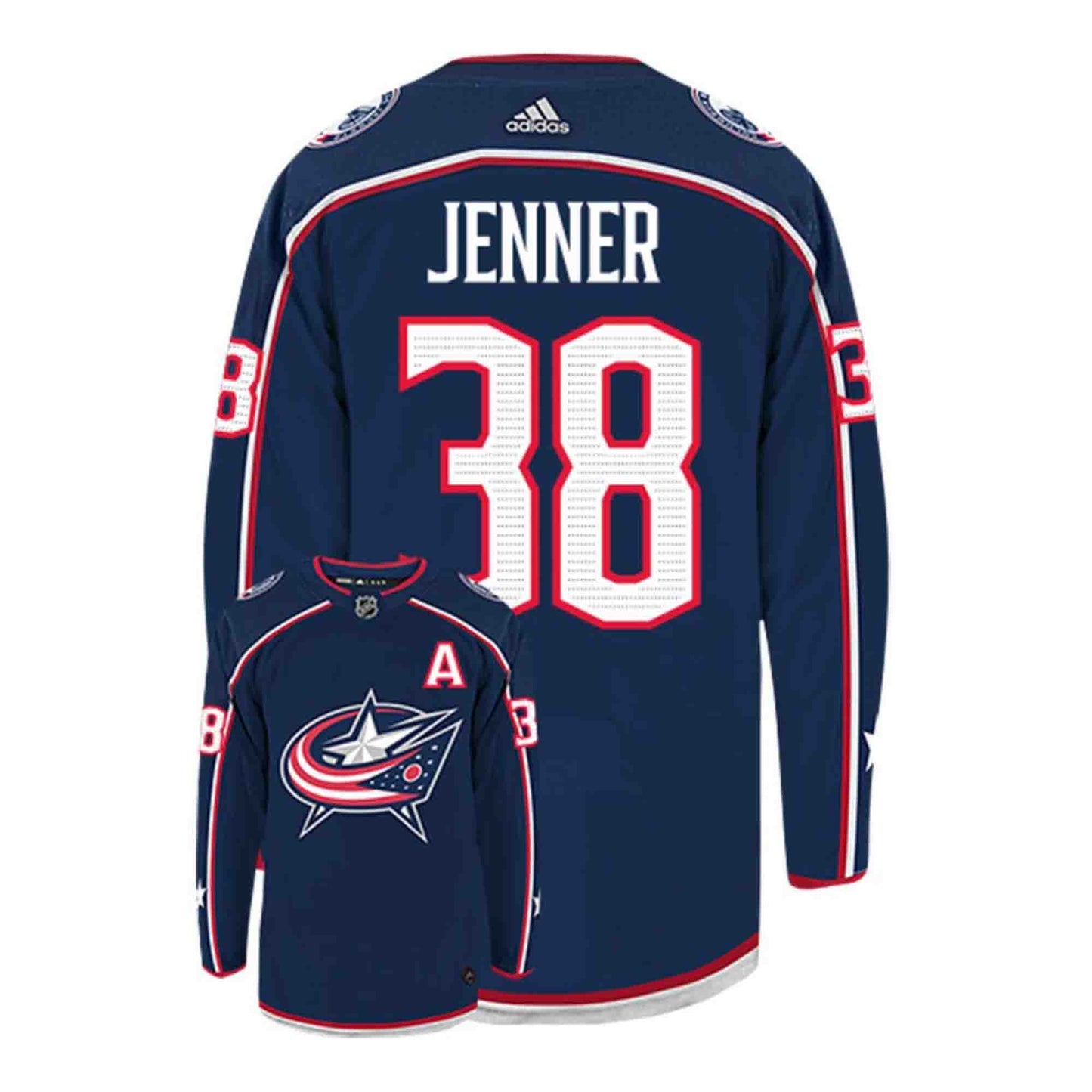 NHL Boone Jenner Columbus Blue Jackets 38 Jersey