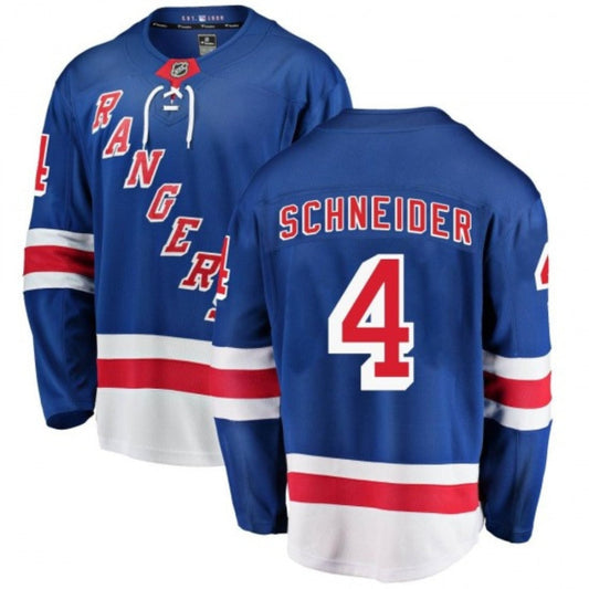 NHL Braden Schneider New York Rangers 4 Jersey