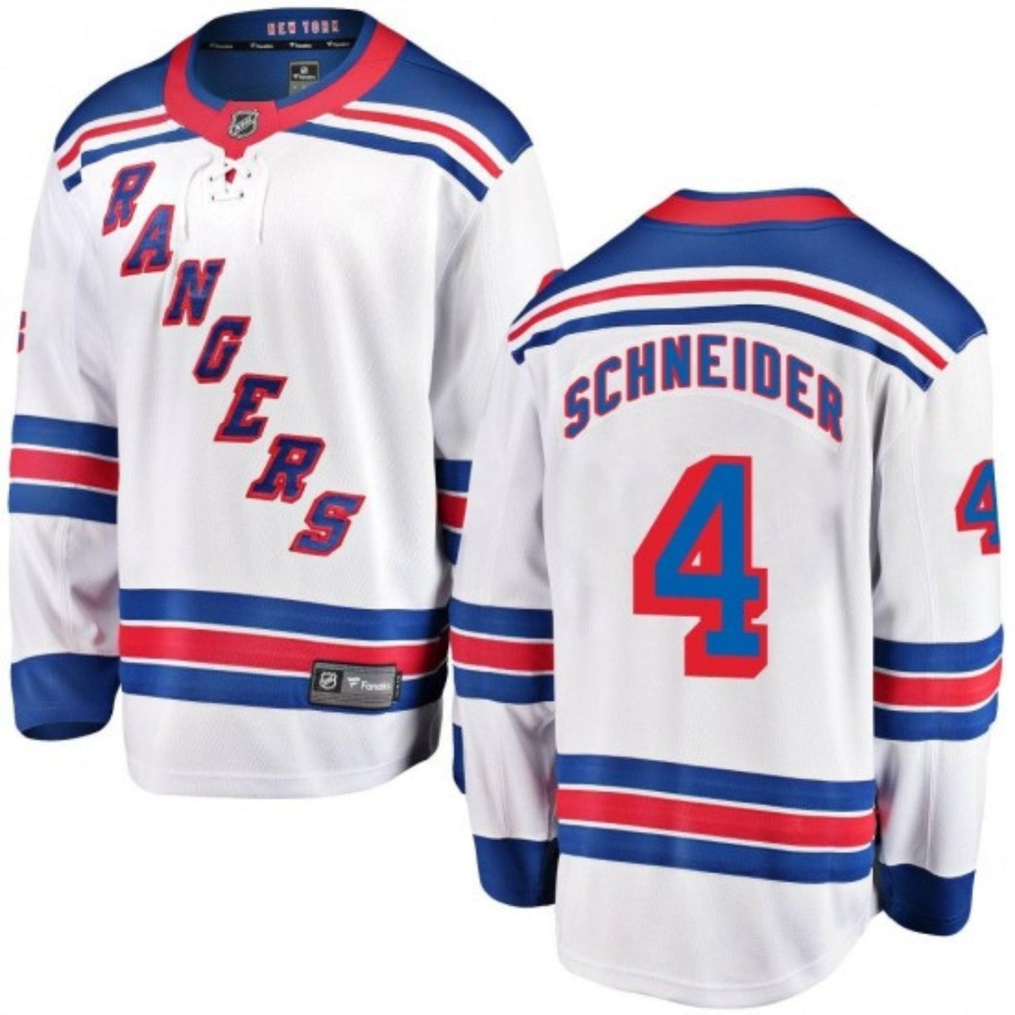 NHL Braden Schneider New York Rangers 4 Jersey