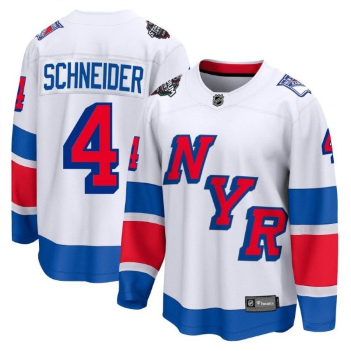 NHL Braden Schneider New York Rangers 4 Jersey