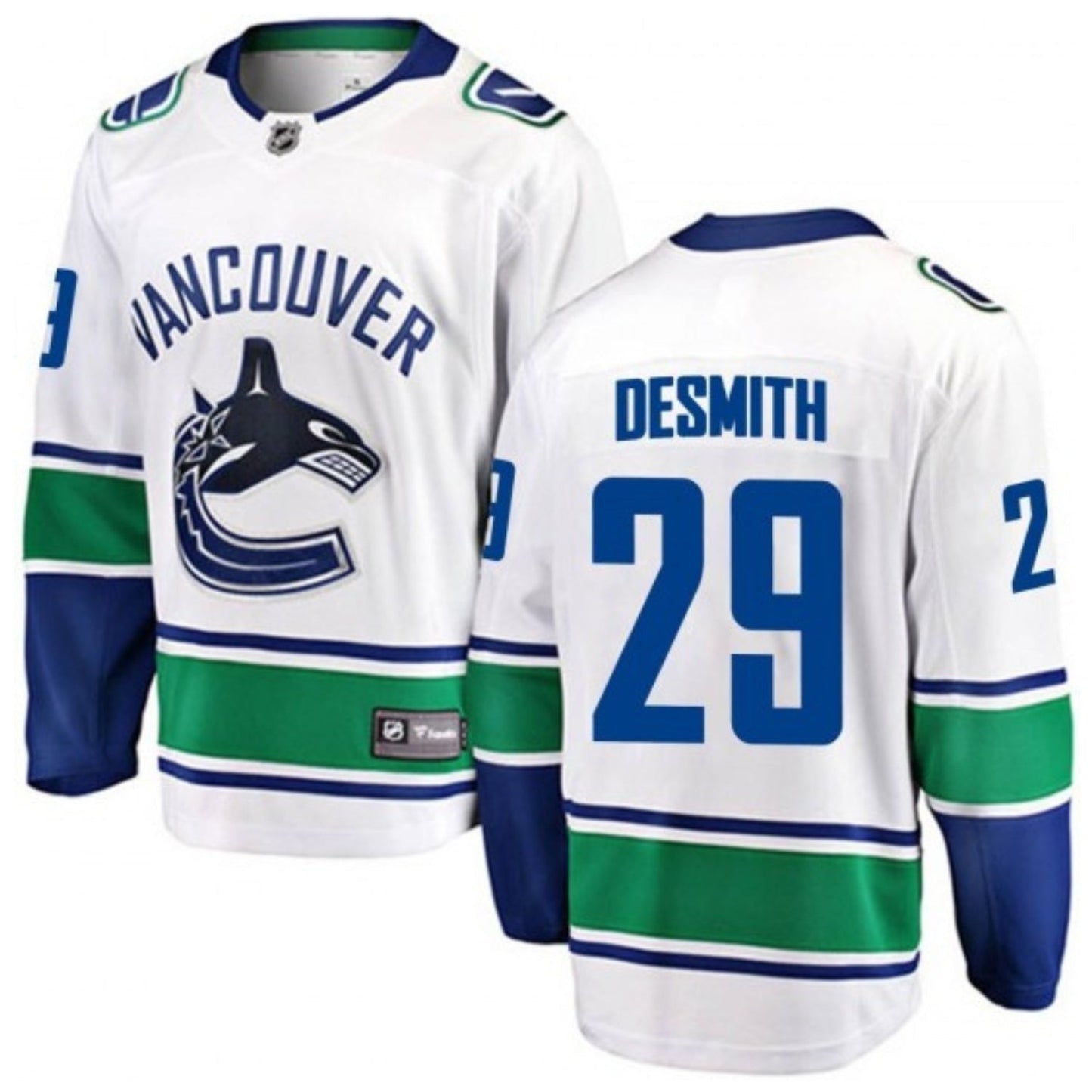 NHL Casey DeSmith Vancouver Canucks 29 Jersey