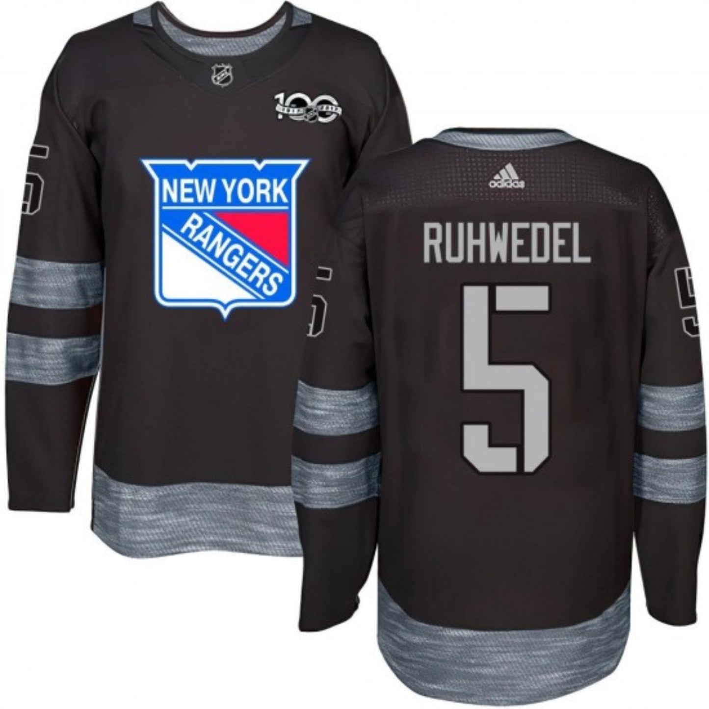 NHL Chad Ruhwedel New York Rangers 5 Jersey