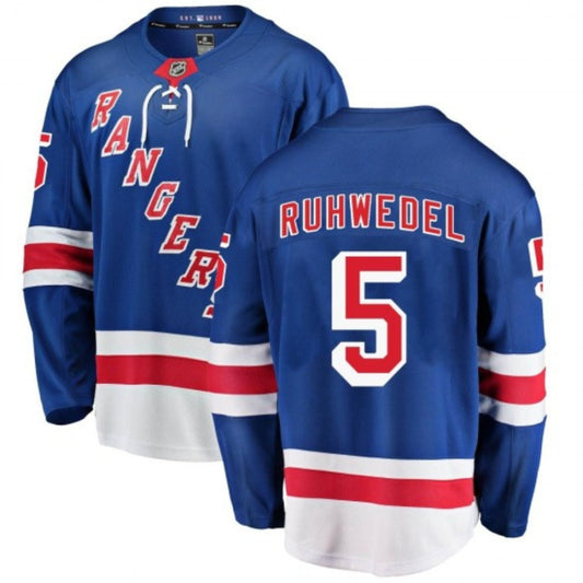 NHL Chad Ruhwedel New York Rangers 5 Jersey