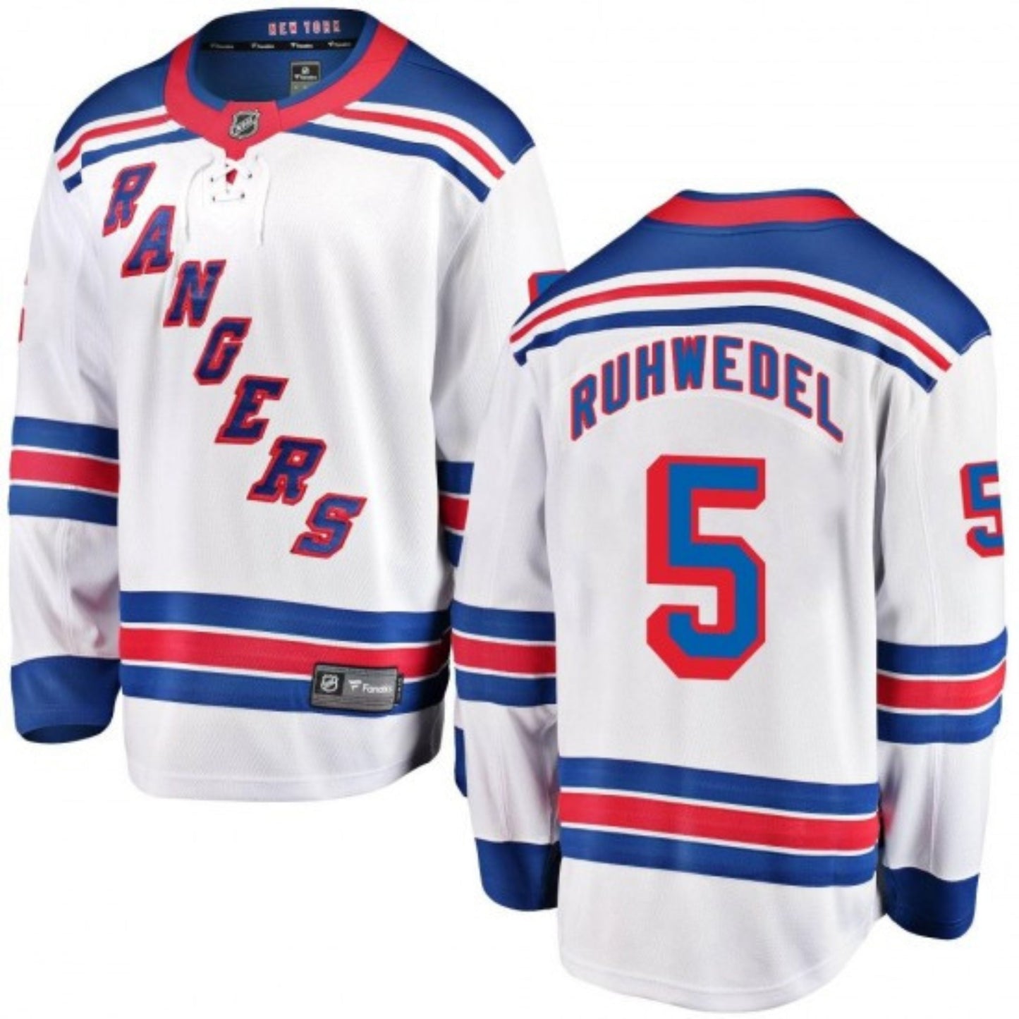 NHL Chad Ruhwedel New York Rangers 5 Jersey