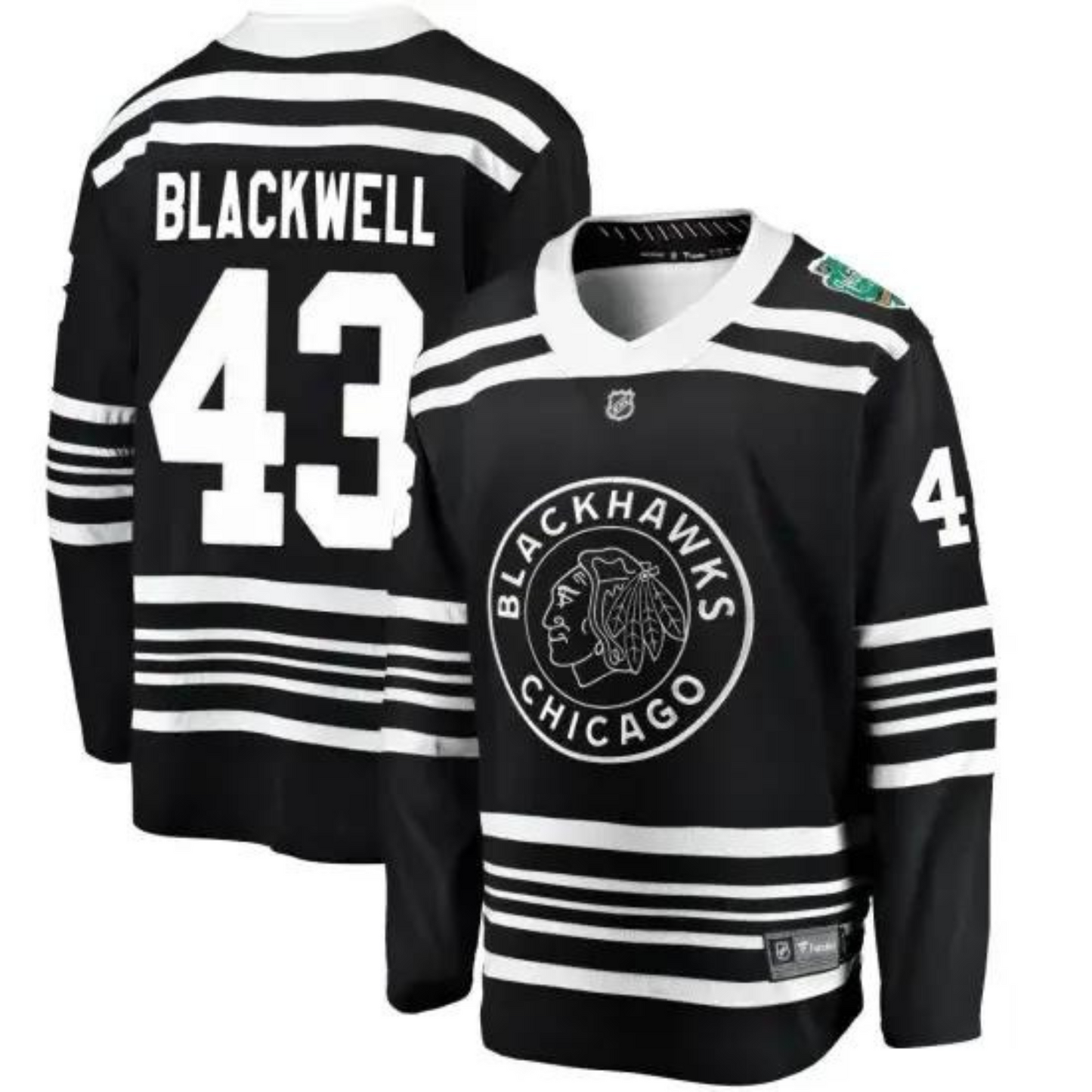 NHL Colin Blackwell Chicago Blackhawks 43 Jersey
