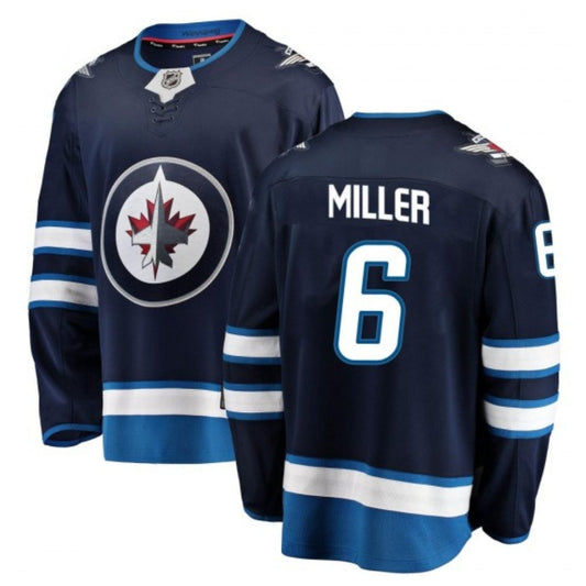 NHL Colin Miller Winnipeg Jets 6 Jersey