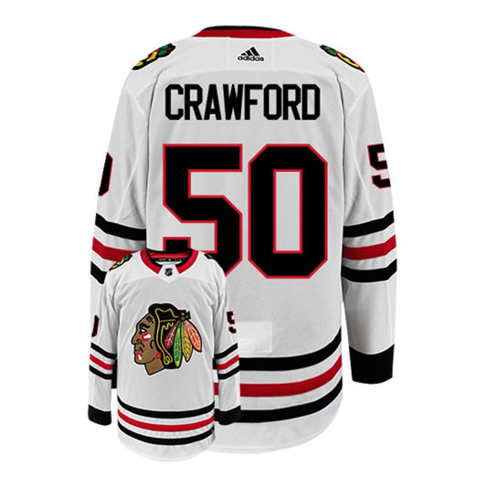 NHL Corey Crawford Chicago Blackhawks 50 Jersey