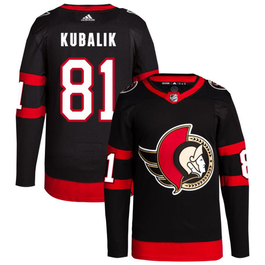 NHL Dominik Kubalik Ottawa Senators 81 Jersey