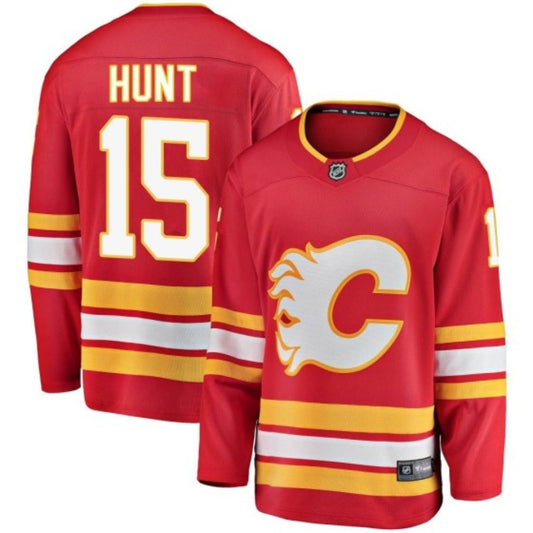 NHL Dryden Hunt Calgary Flames 15 Jersey