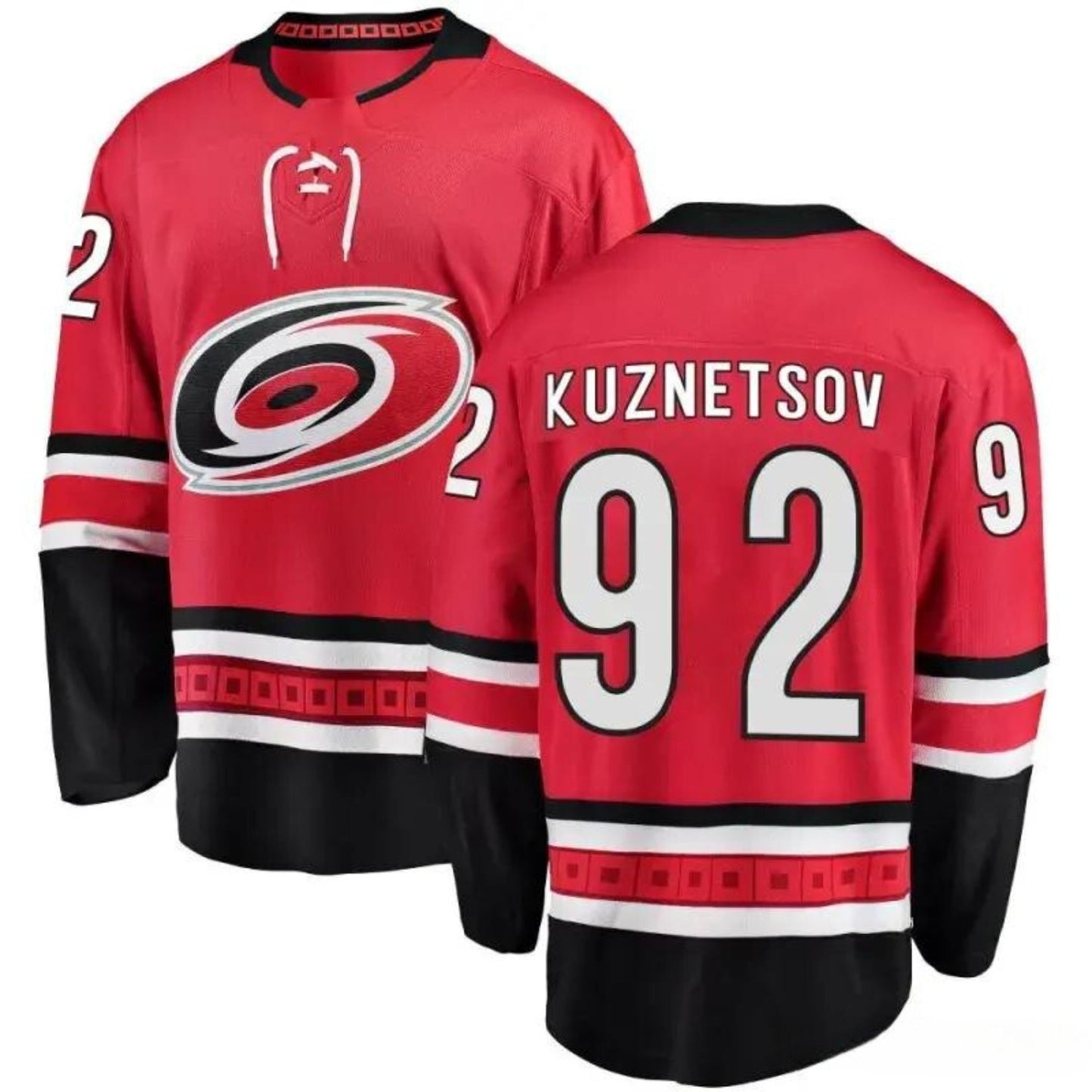 NHL Evgeny Kuznetsov Carolina Hurricanes 92 Jersey