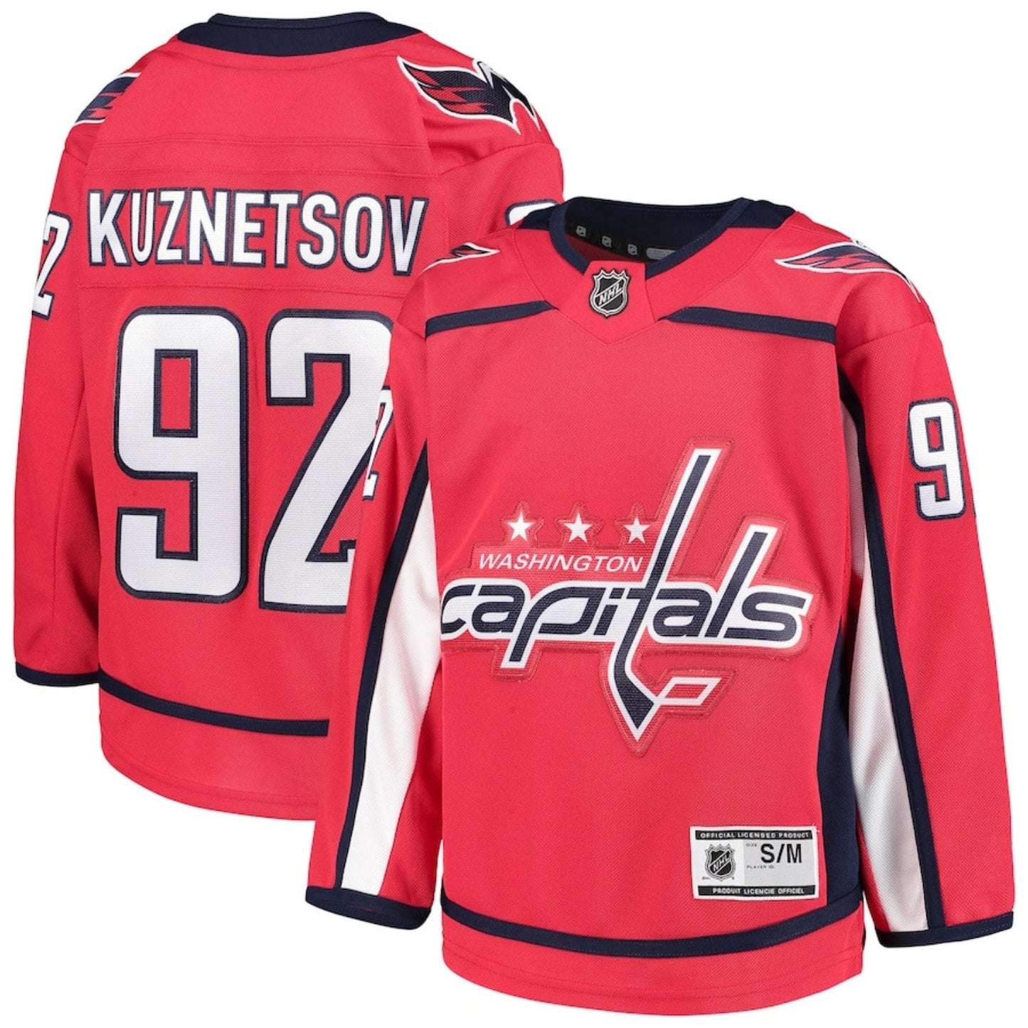 NHL Evgeny Kuznetsov Washington Capitals 92 Jersey