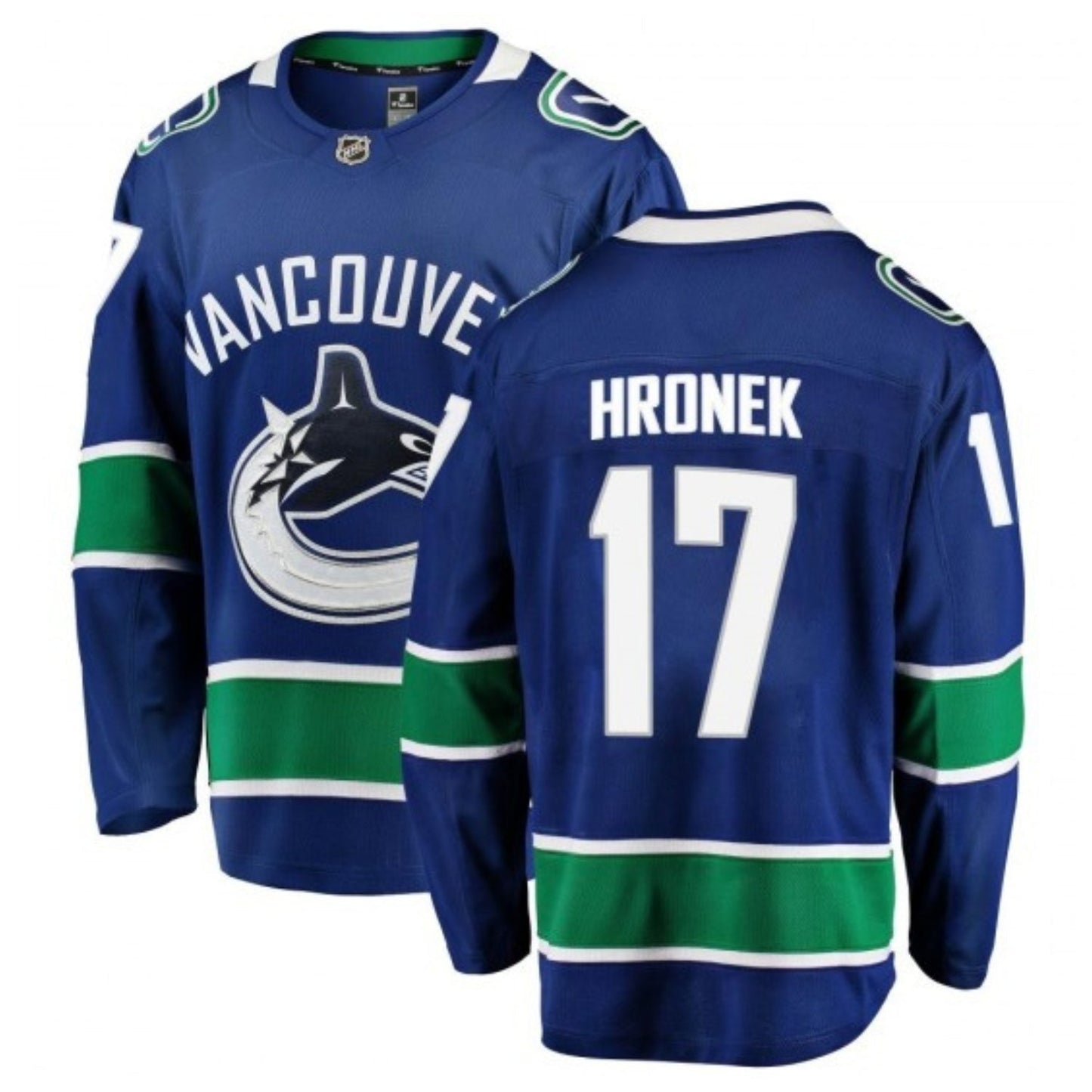 NHL Filip Hronek Vancouver Canucks 17 Jersey