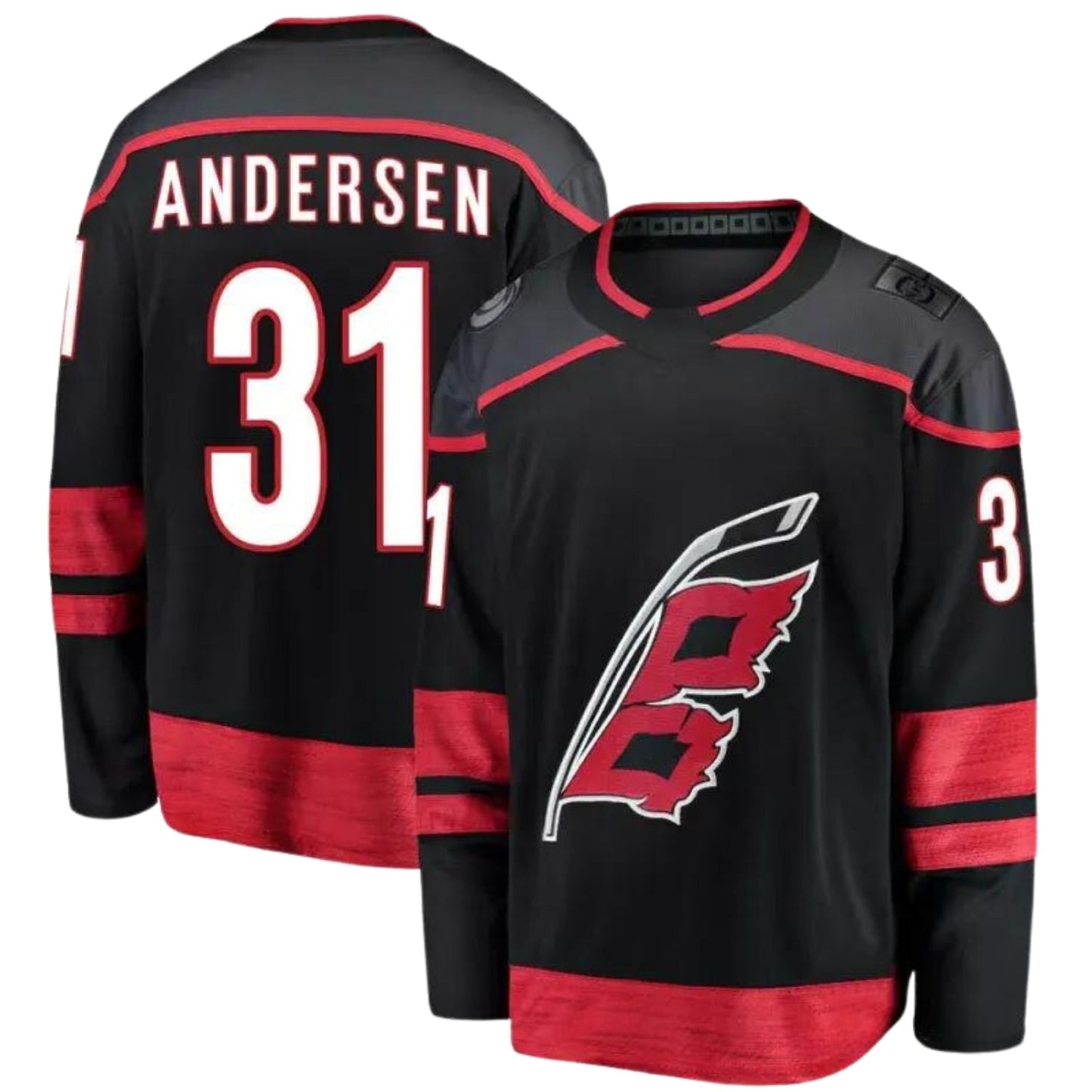 NHL Frederik Andersen Carolina Hurricanes 31 Jersey