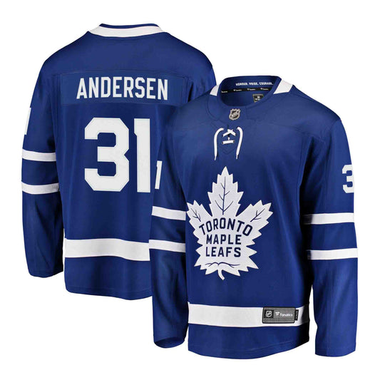 NHL Frederik Andersen Toronto Maple Leafs 31 Jersey