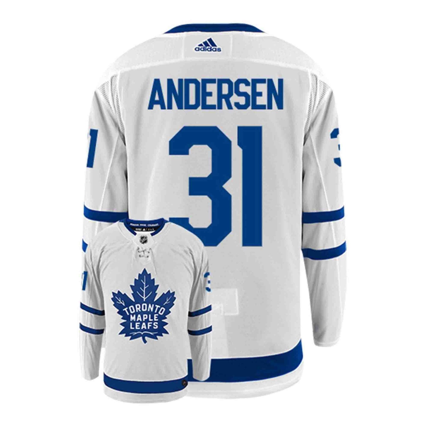 NHL Frederik Andersen Toronto Maple Leafs 31 Jersey