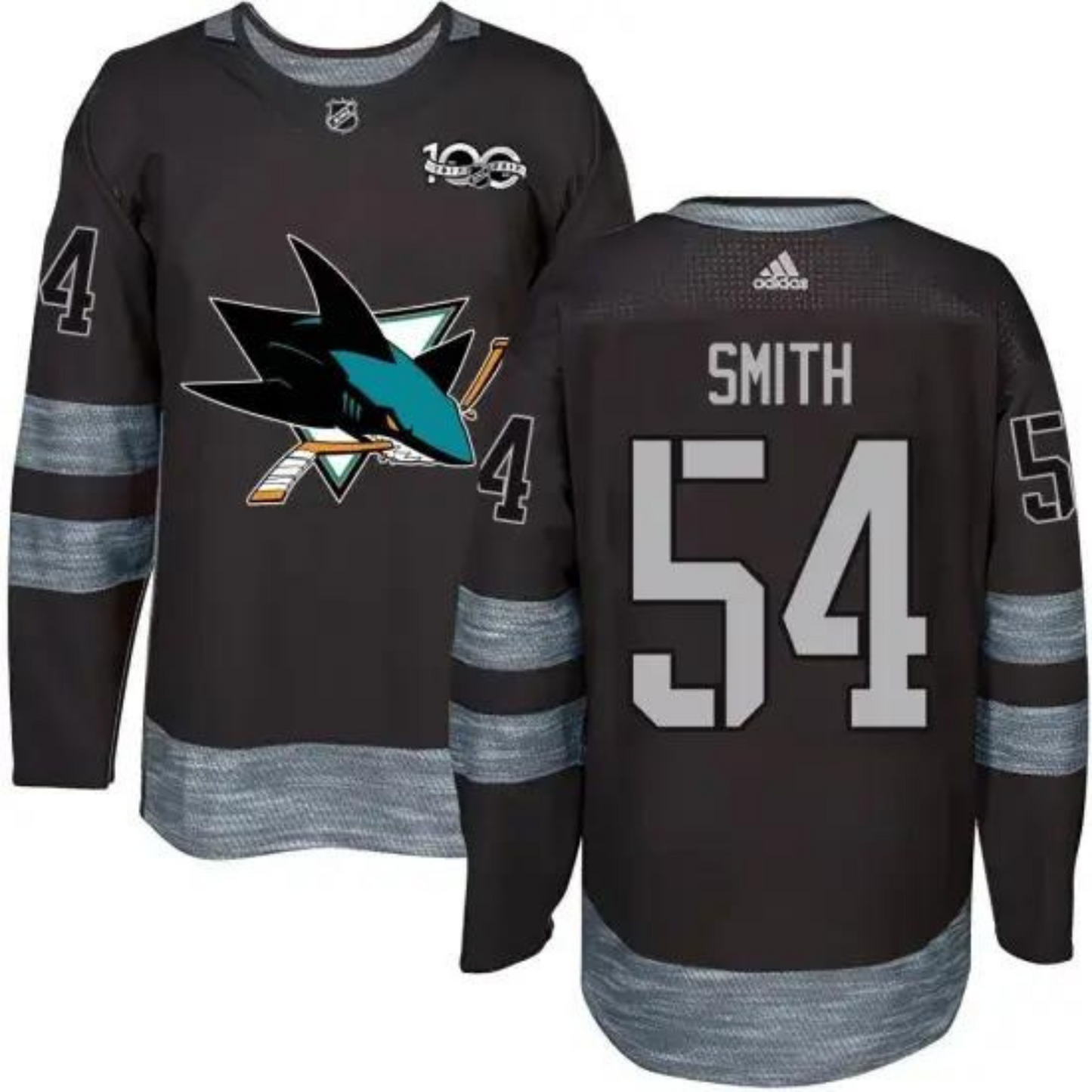 Givani Smith San Jose Sharks 54 Jersey