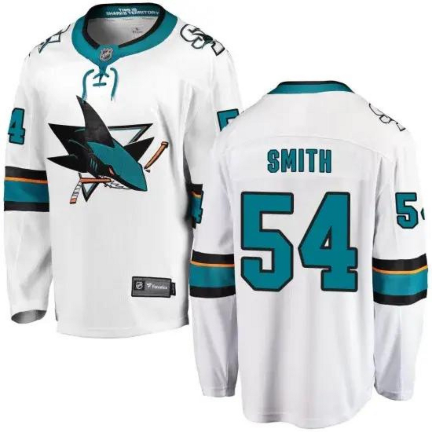 NHL Givani Smith San Jose Sharks 54 Jersey
