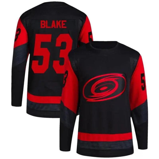 NHL Jackson Blake Carolina Hurricanes 53 Jersey