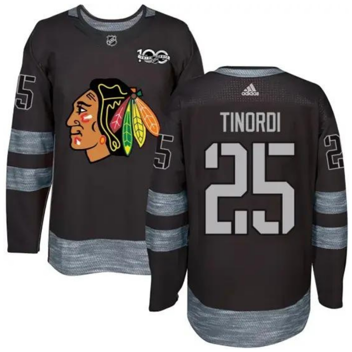 NHL Jarred Tinordi Chicago Blackhawks 25 Jersey
