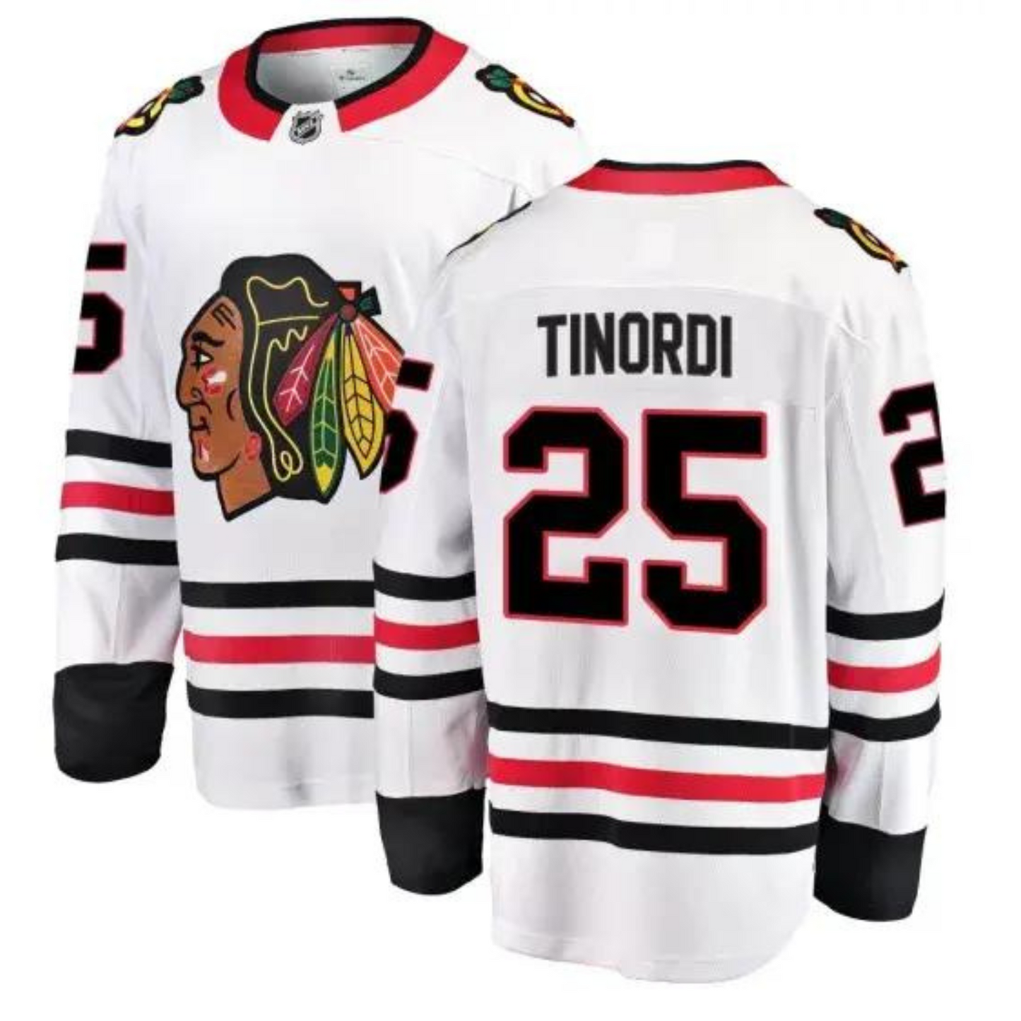 NHL Jarred Tinordi Chicago Blackhawks 25 Jersey