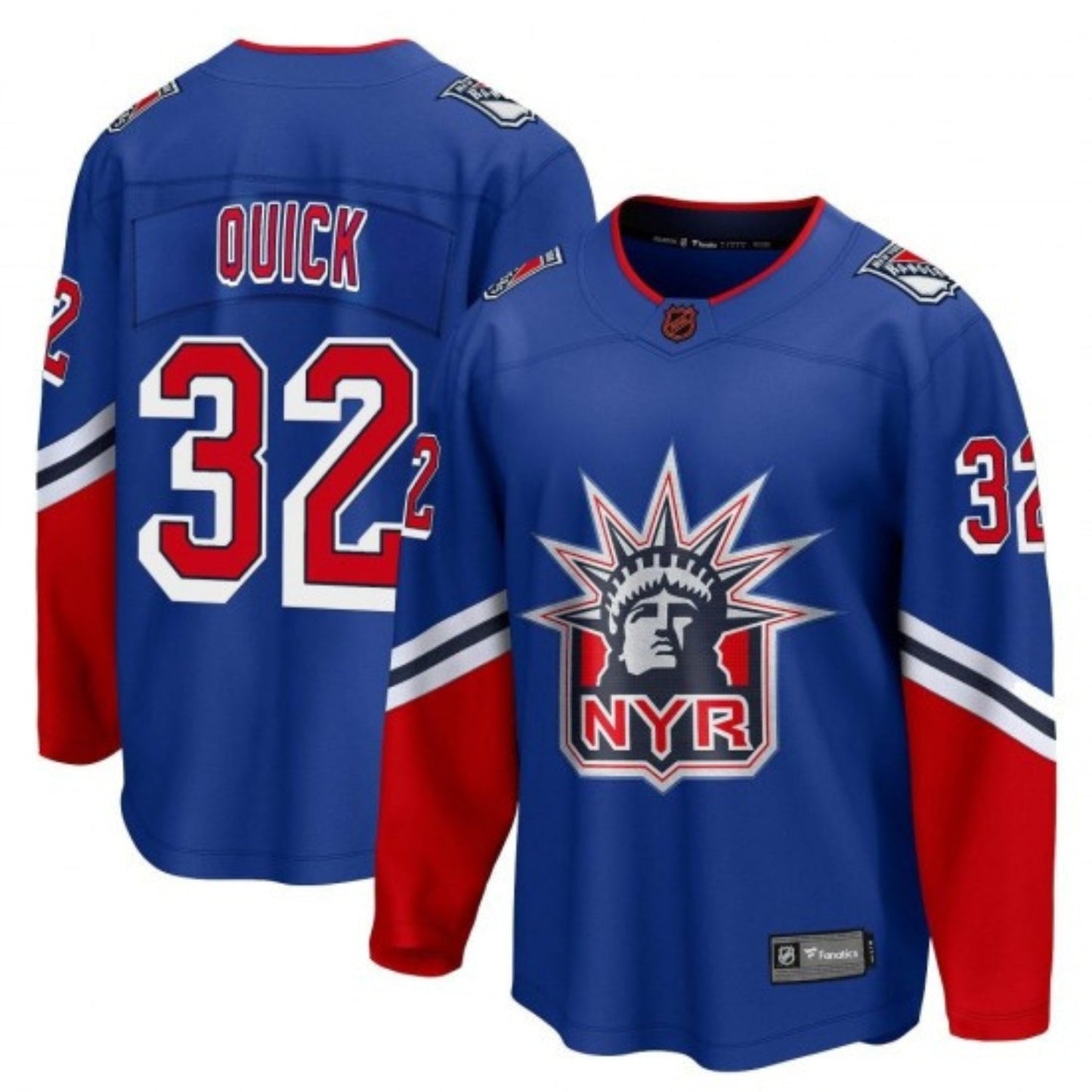 NHL Jonathan Quick New York Rangers 32 Jersey