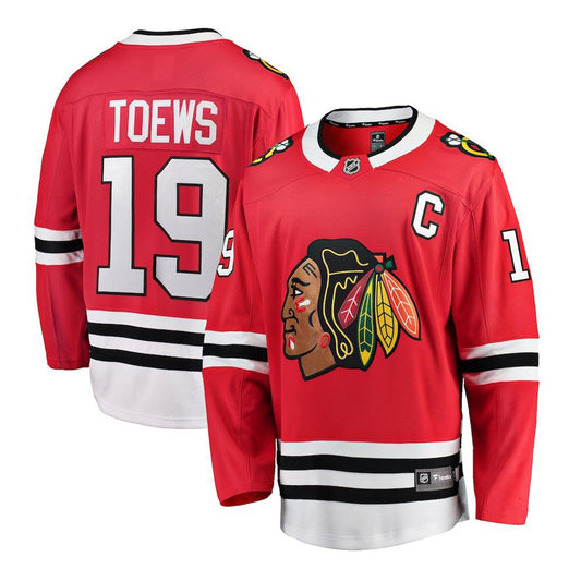 NHL Jonathan Toews Chicago Blackhawks 19 Jersey