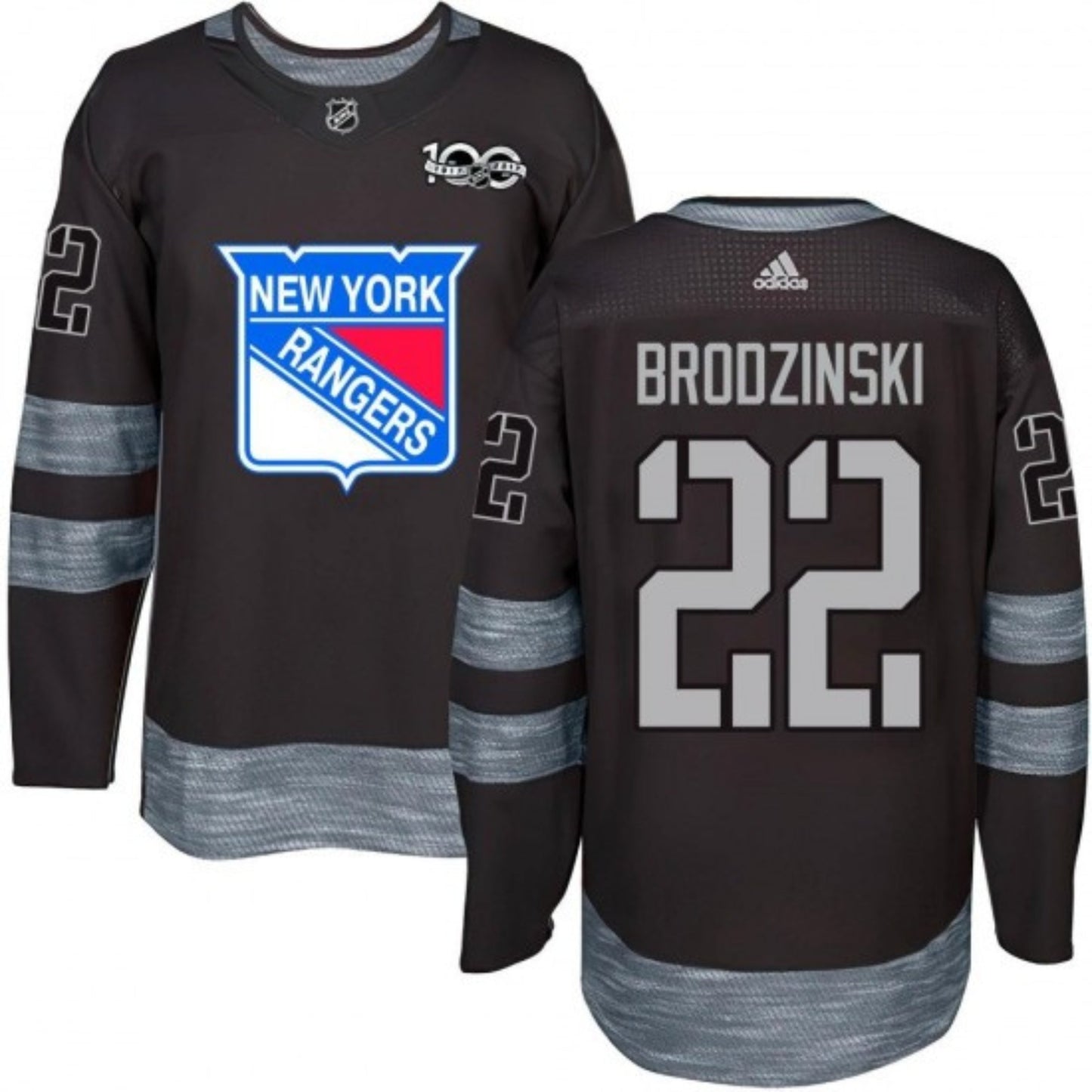 NHL Jonny Brodzinski New York Rangers 22 Jersey