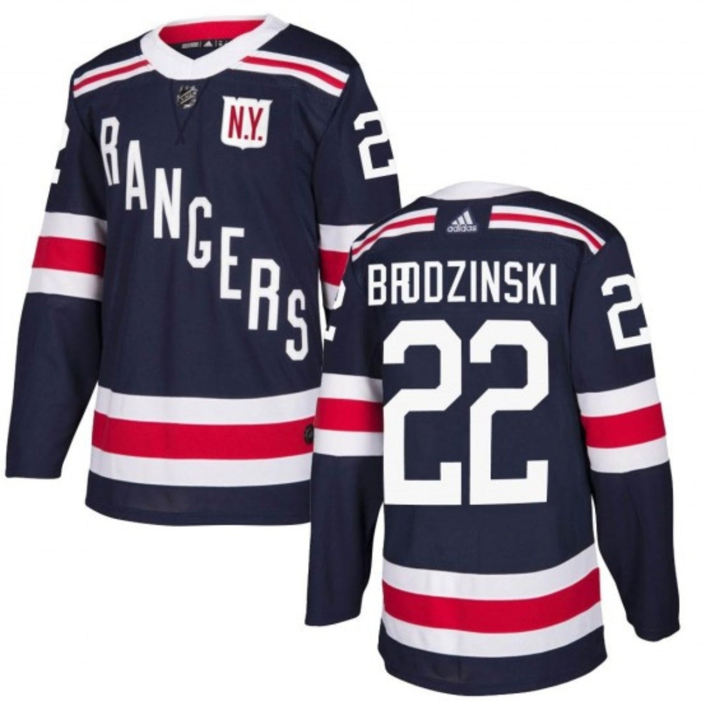 NHL Jonny Brodzinski New York Rangers 22 Jersey