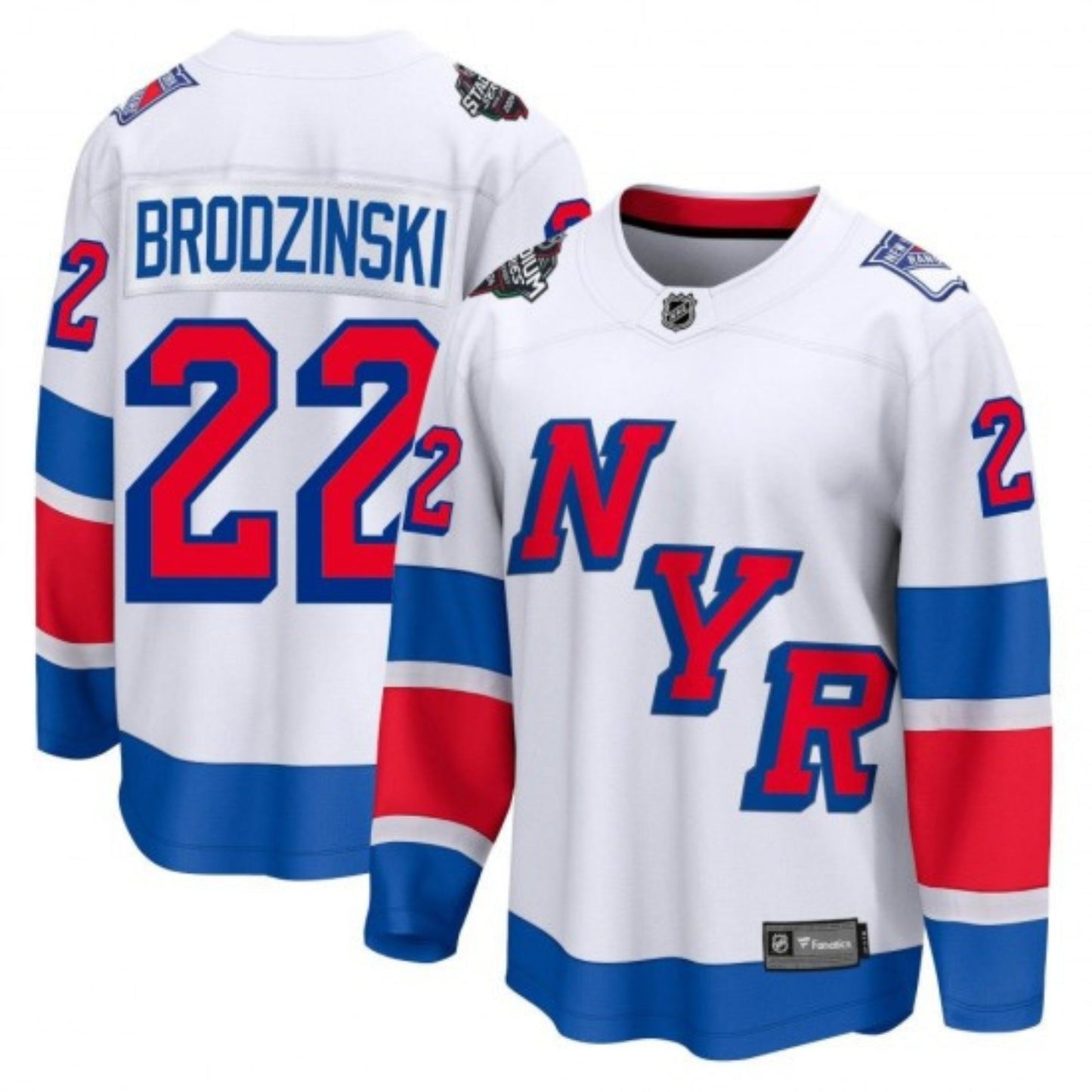 NHL Jonny Brodzinski New York Rangers 22 Jersey