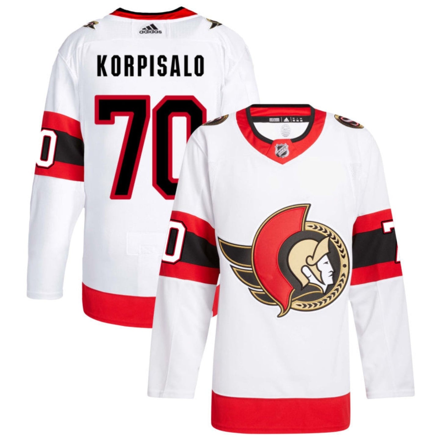 NHL Joonas Korpisalo Ottawa Senators 70 Jersey
