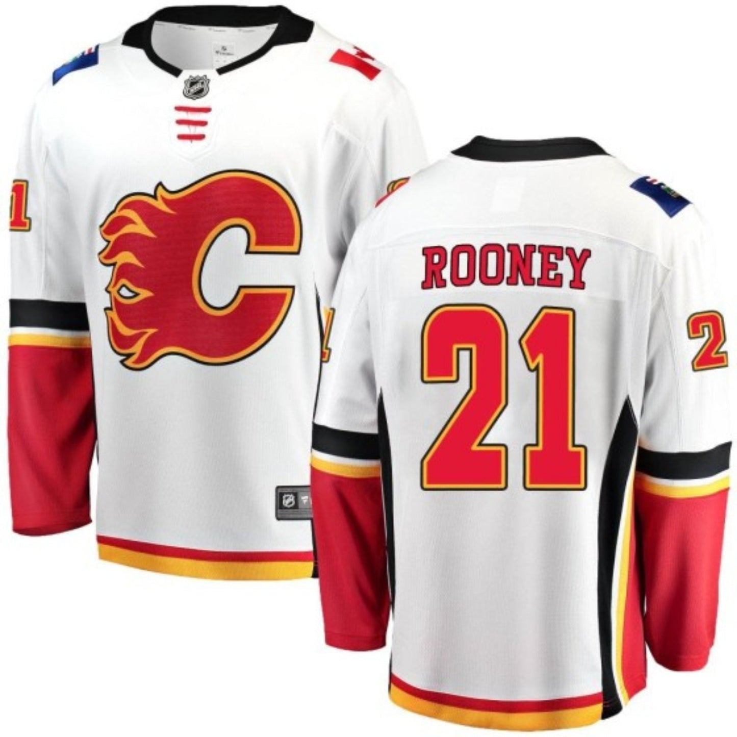 NHL Kevin Rooney Calgary Flames 21 Jersey