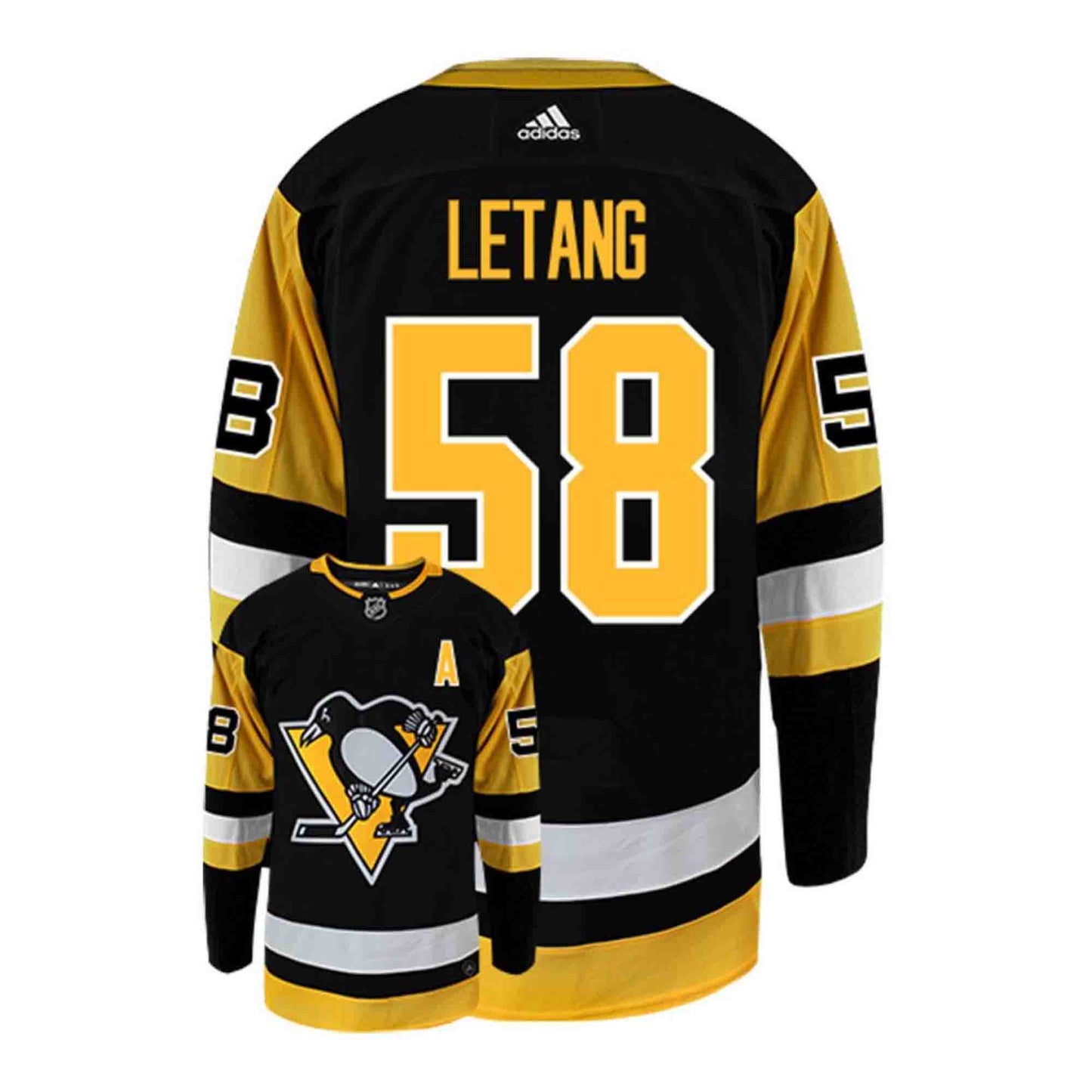 NHL Kris Letang Pittsburgh Penguins 58 Jersey