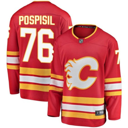 NHL Martin Pospisil Calgary Flames 76 Jersey