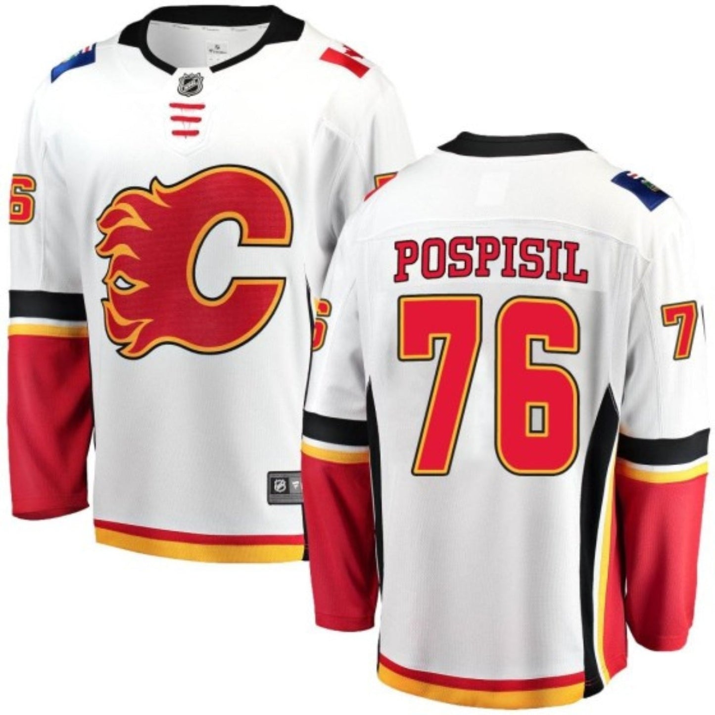 NHL Martin Pospisil Calgary Flames 76 Jersey