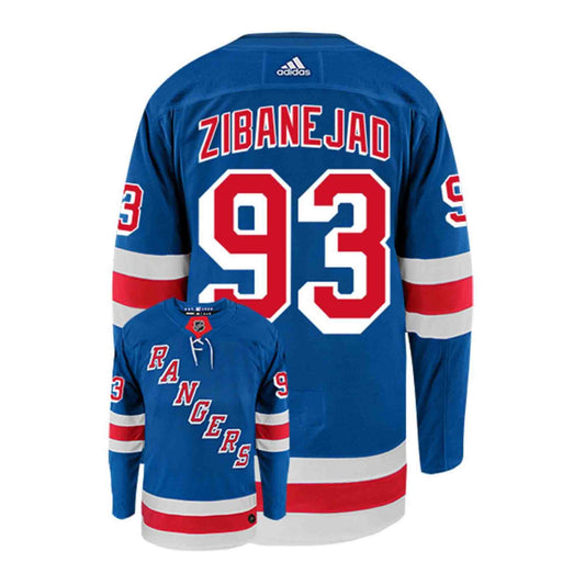 NHL Mika Zibanejad New York Rangers 93 Jersey