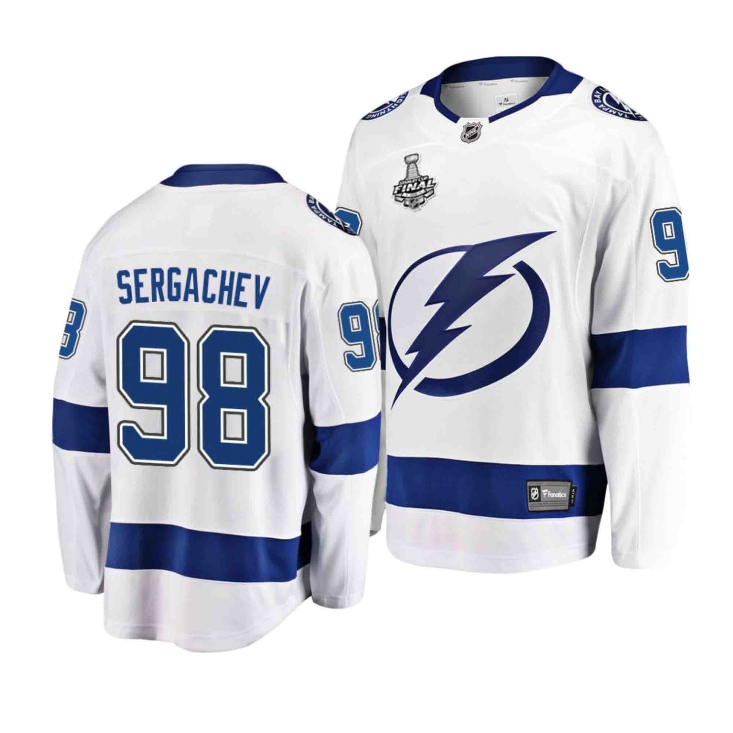 NHL Mikhail Sergachev Tampa Bay Lightning 98 Jersey
