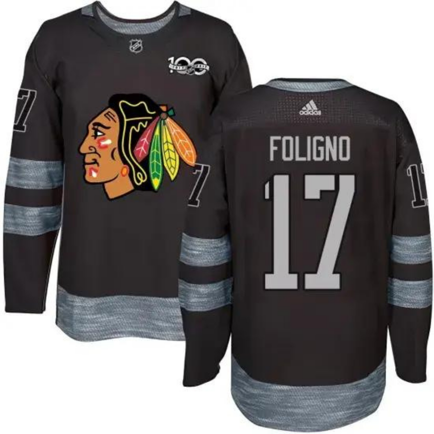 NHL Nick Foligno Chicago Blackhawks 17 Jersey